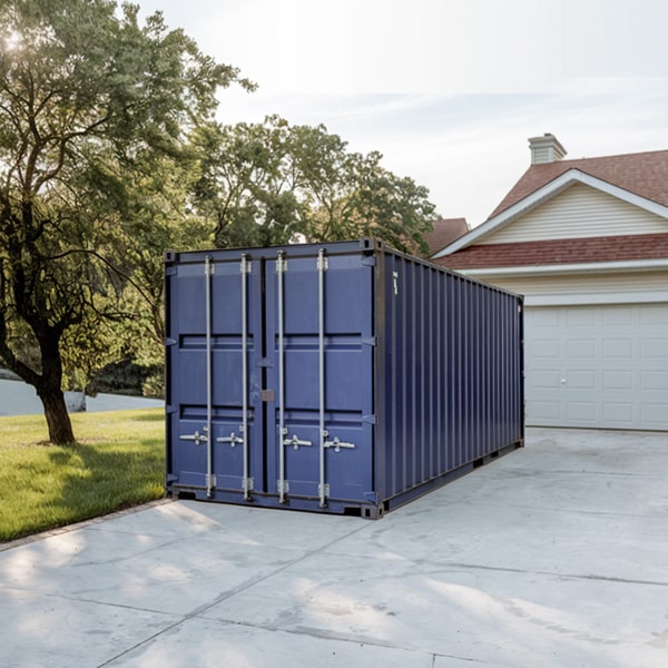 we offer residential storage containers in various sizes to meet your needs